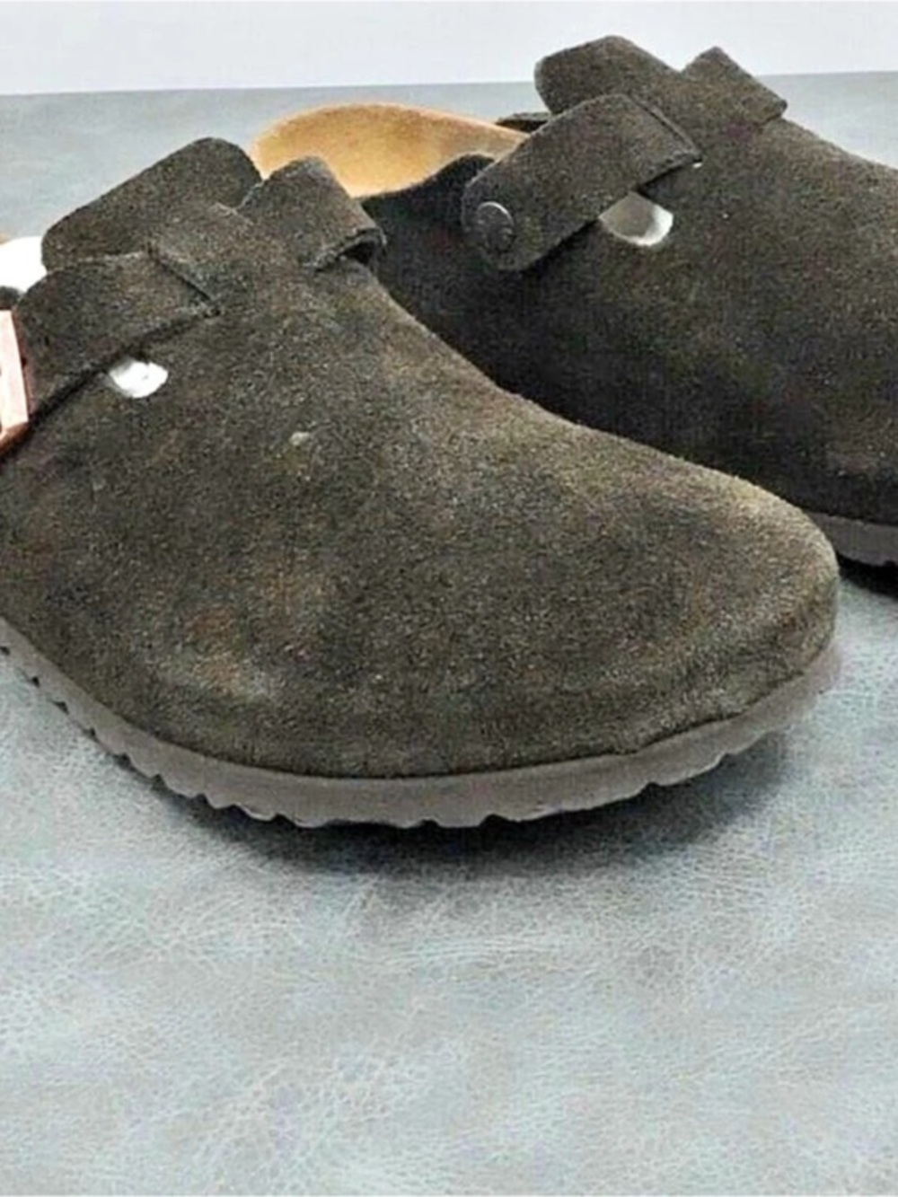 Birkenstock Boston Soft Footbed Clog Black Buckle Clogs